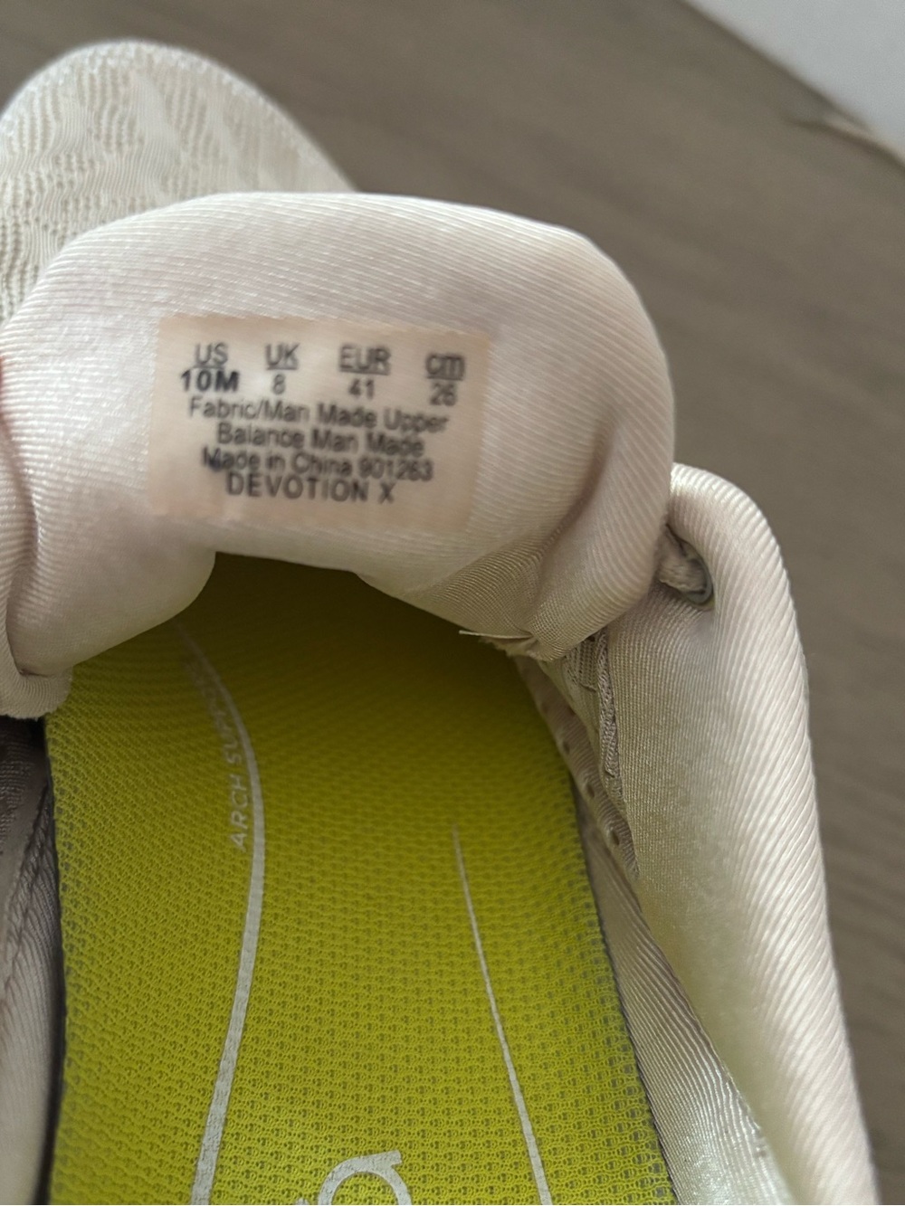 Ryka Women's Devotion X Shoes Cream/Beige/White Size 10M - Picture 7 of 7